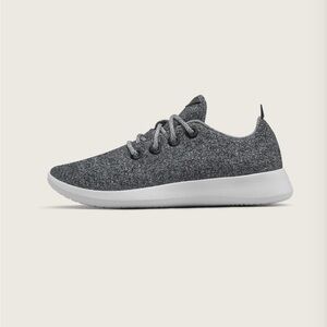 Allbirds Women’s WR2 Wool Runner 2 Sneakers Shoes Gray Wool Lace Up Size 7.5